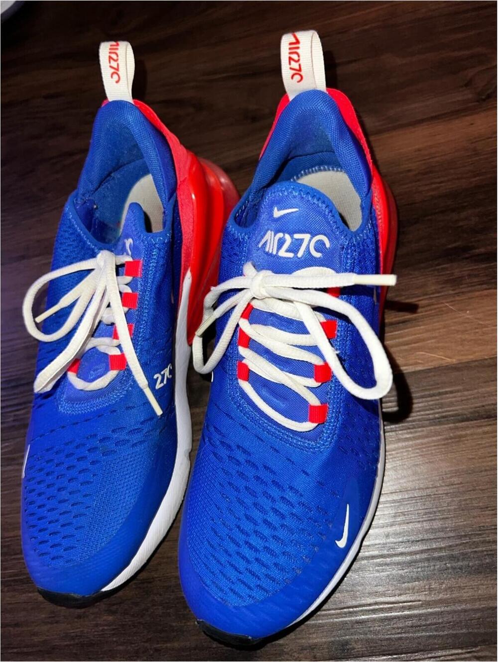 Nike Air Max 270 'Hyper Royal' Bright Crimson Nearly New